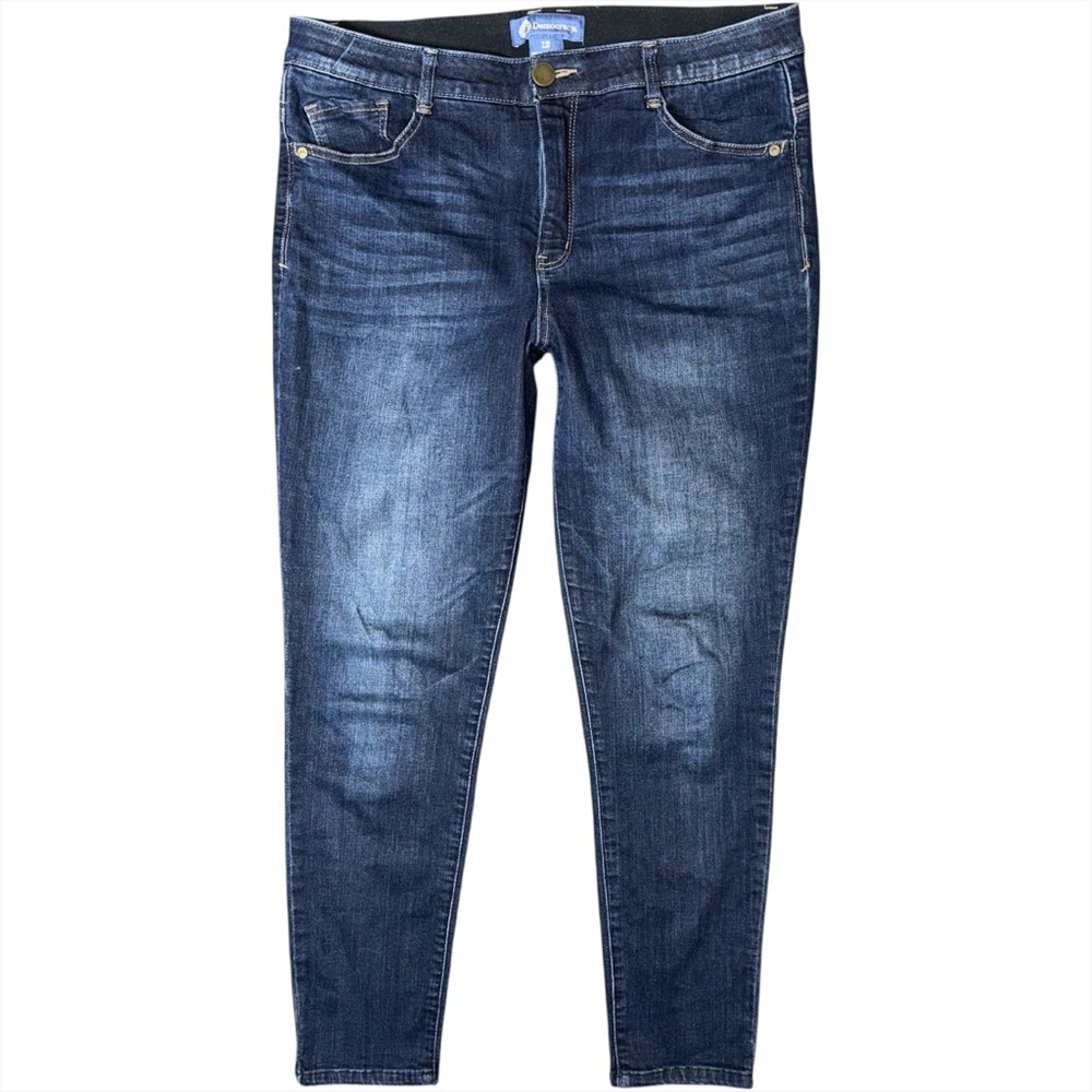 Democracy Ab Solution Luxe High Rise Skinny Jeans Women’s 12 Dark Wash B1721W5EH